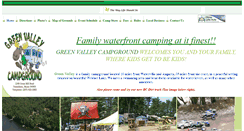 Desktop Screenshot of greenvalleycampground.us