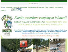 Tablet Screenshot of greenvalleycampground.us